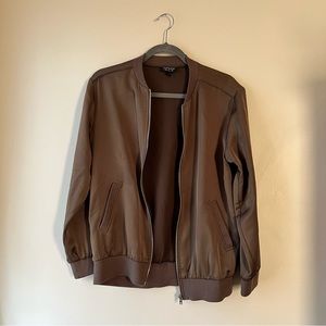 Olive Satin Jacket